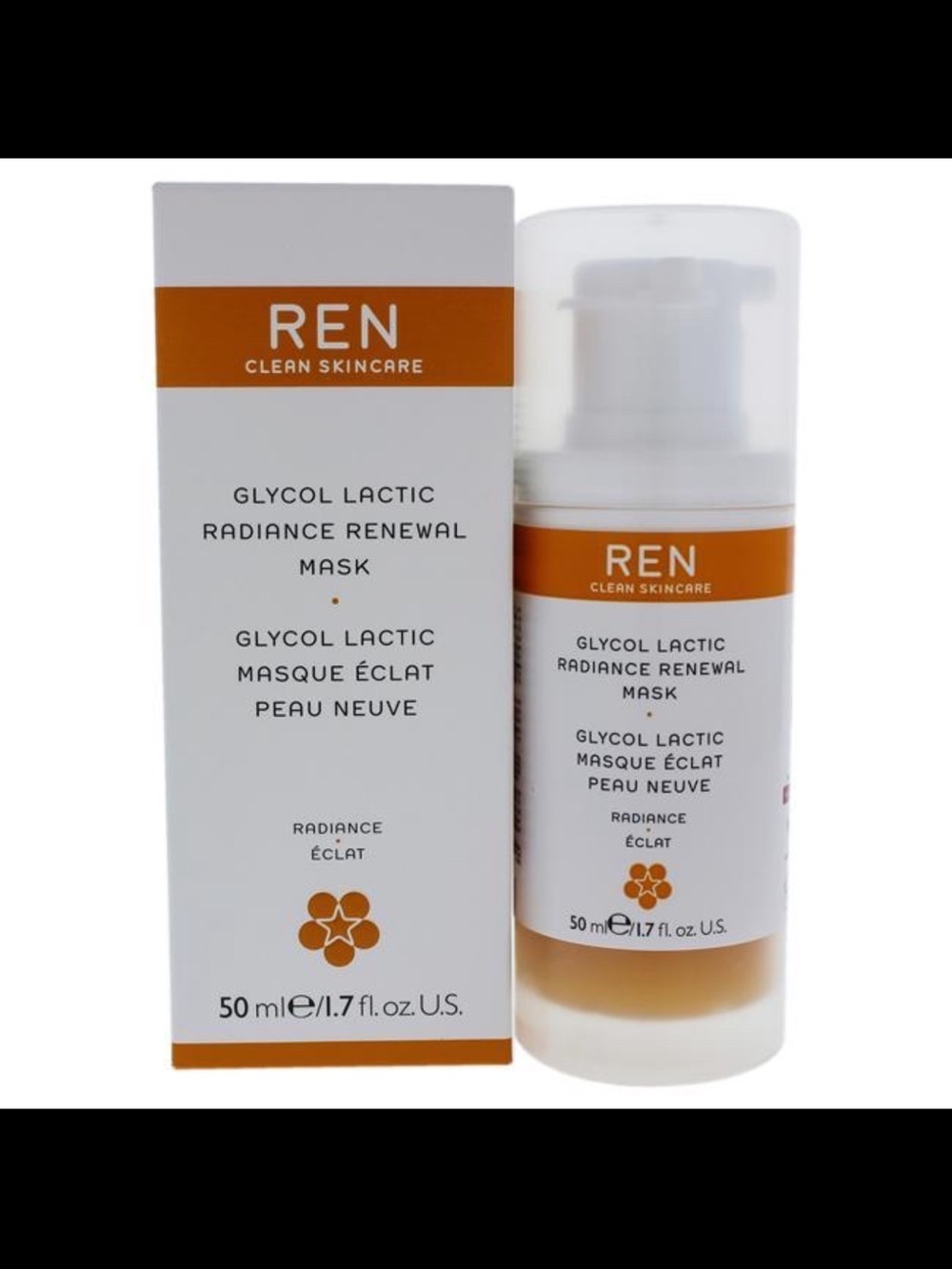 Glycol Lactic Radiance Renewal Mask — White & Orange